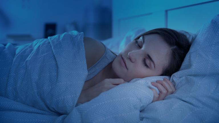 Image of person sleeping.