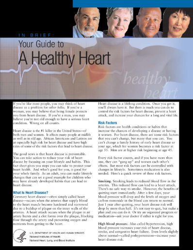 Cover image for Your Guide to a Healthy Heart 